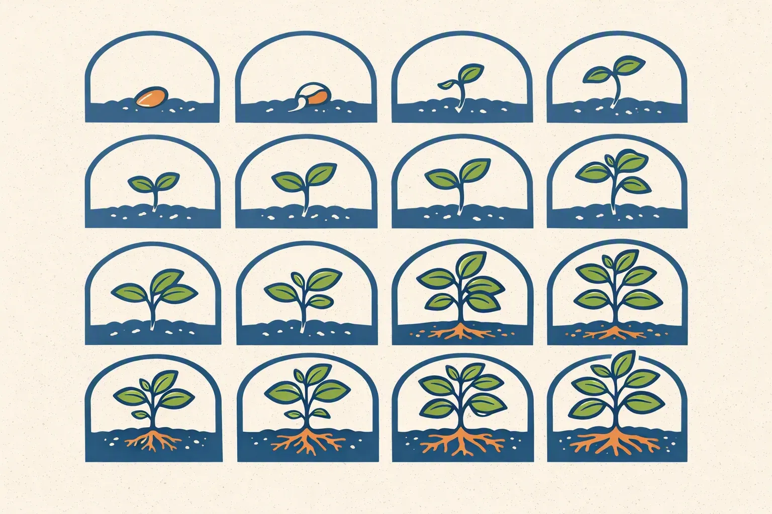 Le calendrier du potager d'école, mois par mois