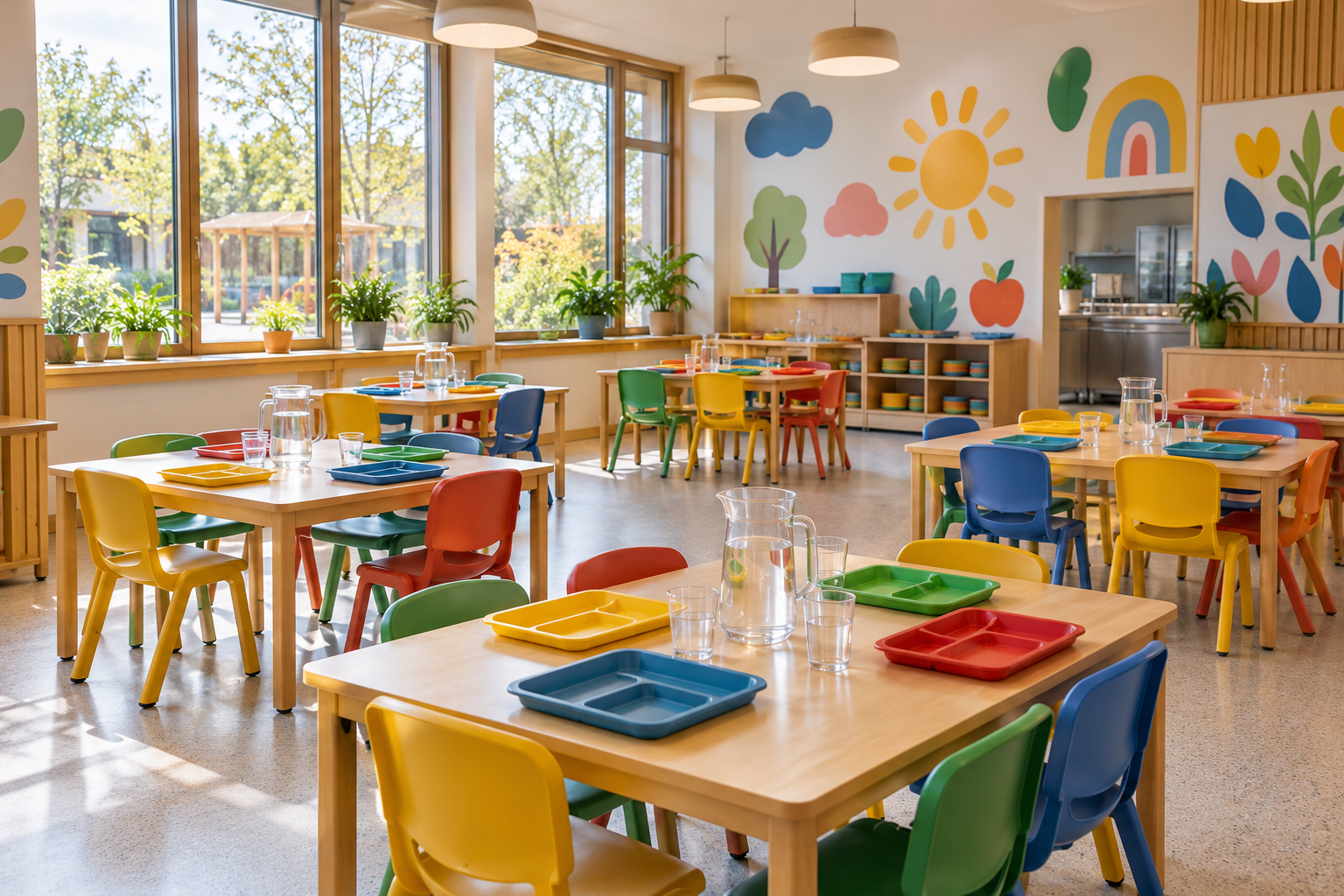 Le restaurant scolaire en maternelle : inscription, tarifs et menus